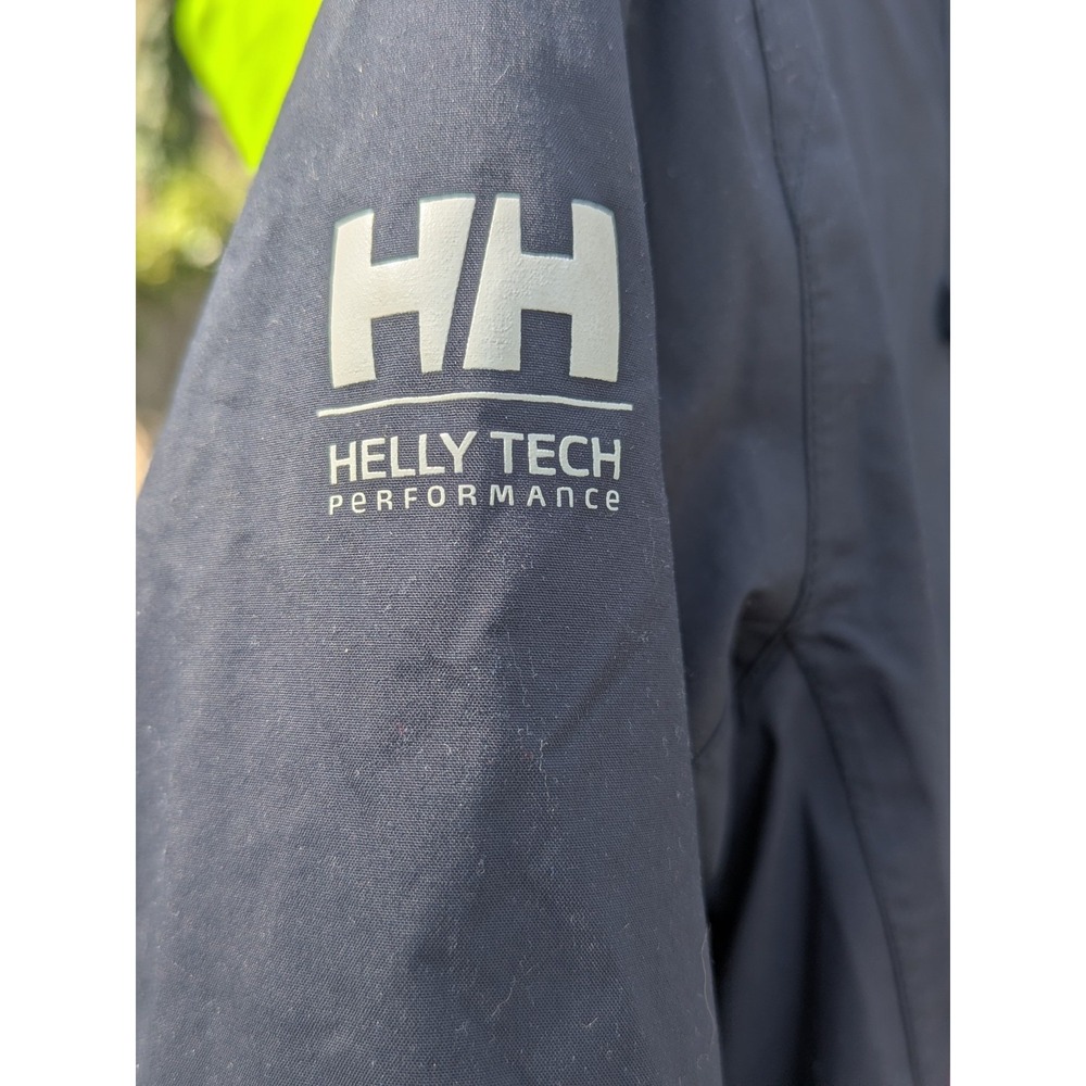 Helly Hansen Sailing Jacket Womens Black Pink Neon SOLAS Hi-Vis Rain Boat 30293 - Picture 16 of 16